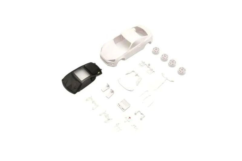 Kyosho MZN231 Toyota 86 White Body Set w/Wheels Mini-Z AWD