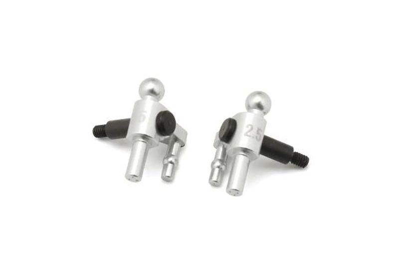 Kyosho MZW710-25 Mini-Z MR-04 Aluminum Steering Blocks 2.5° Camber