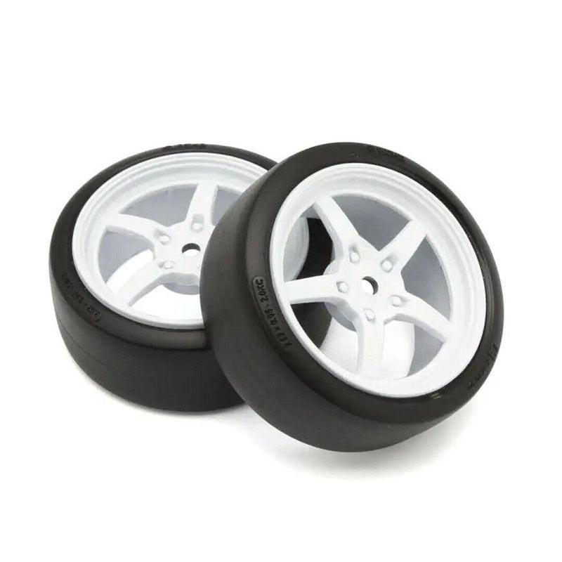 Kyosho FATH704WD Fazer Pre-Mounted Drift Tire w/5-Spoke (2) w/12mm Hex