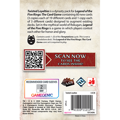 Legend of the Five Rings LCG: Twisted Loyalties