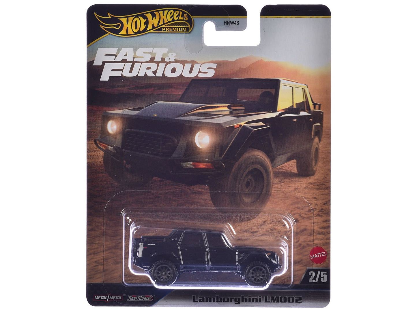 Lamborghini LM002 Black "Fast & Furious" (2009) Movie "Fast & Furious" Series Diecast Model Car by Hot Wheels  free shipping USA
