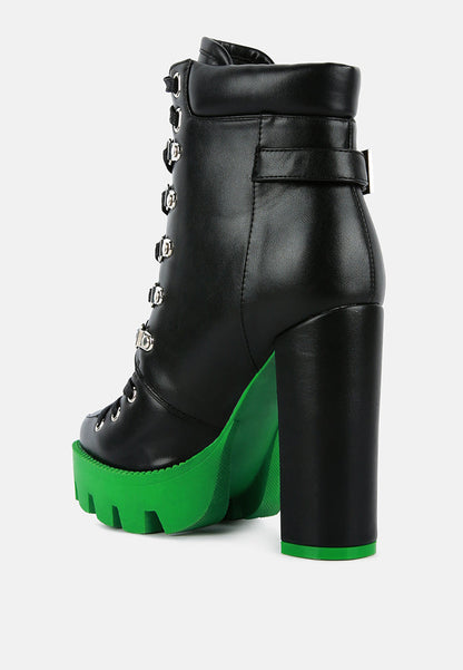 larch cushion collared biker boots by London Rag