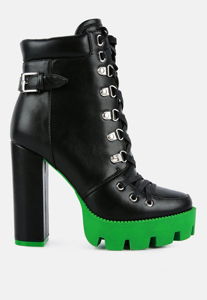 larch cushion collared biker boots by London Rag