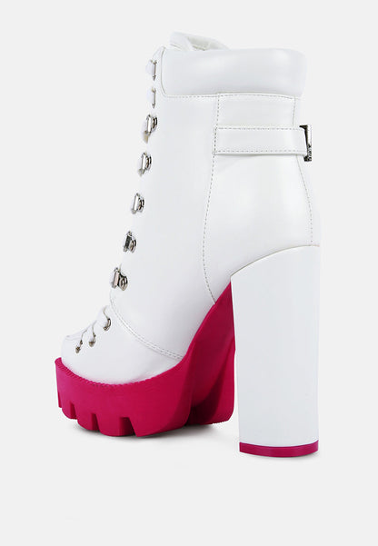 larch cushion collared biker boots by London Rag