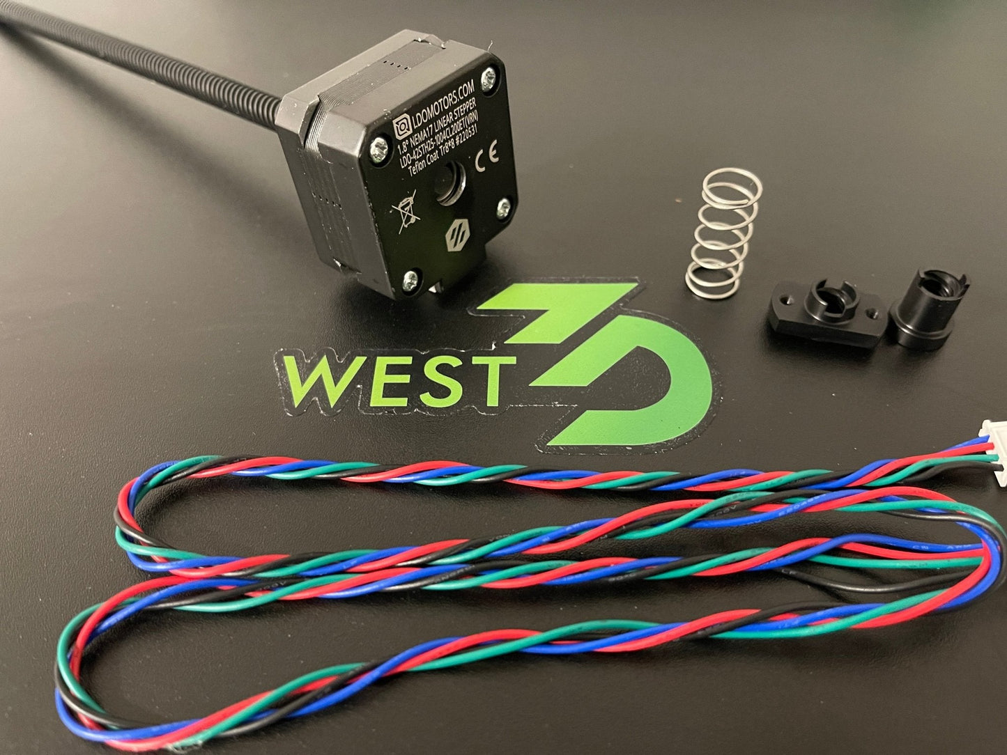 LDO 42STH25-1004CL200ET Linear Stepper Motor with Integrated Leadscrew By LDO Motors