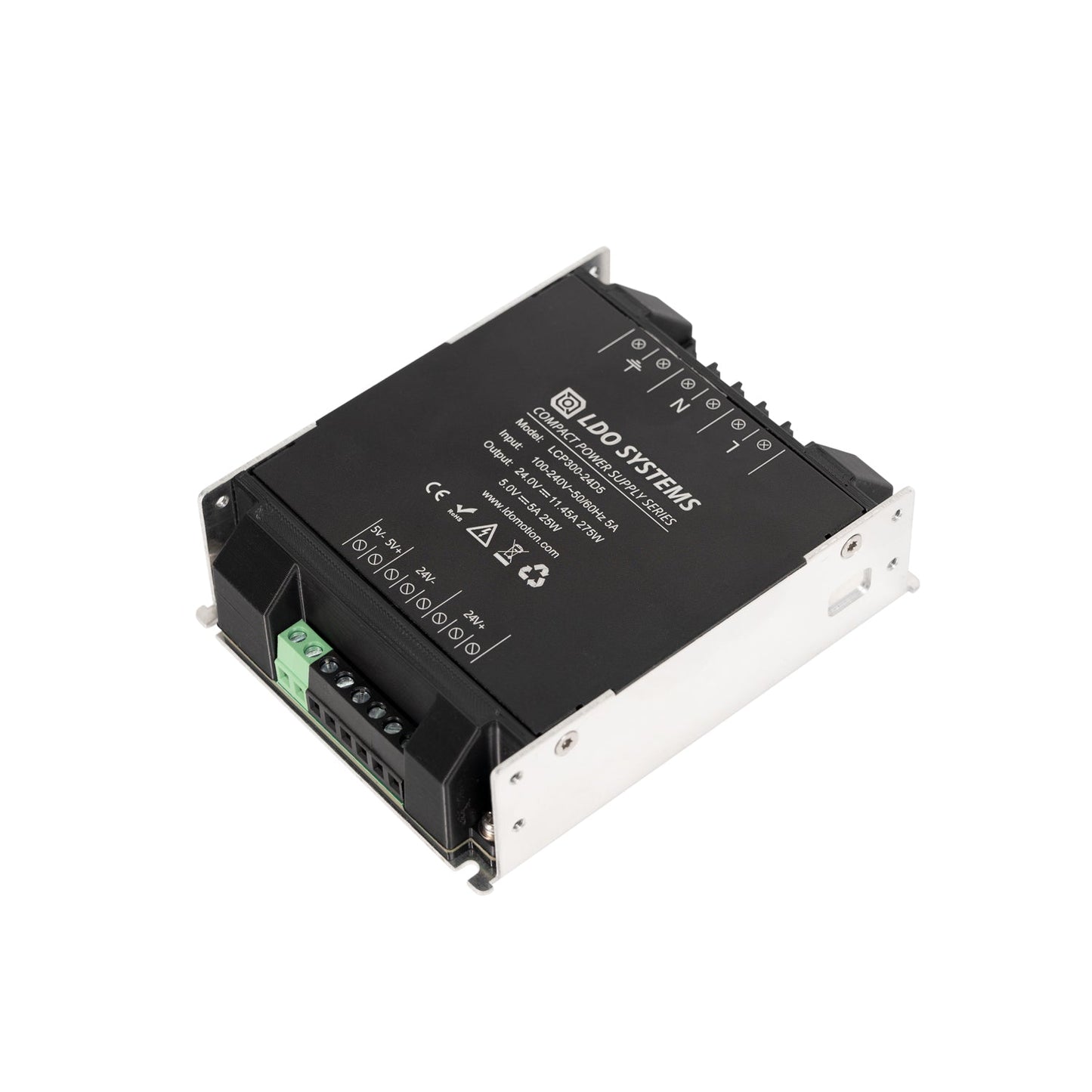 LDO LCP300-24D5 300W 24V and 5V Compact Power Supply (PSU)