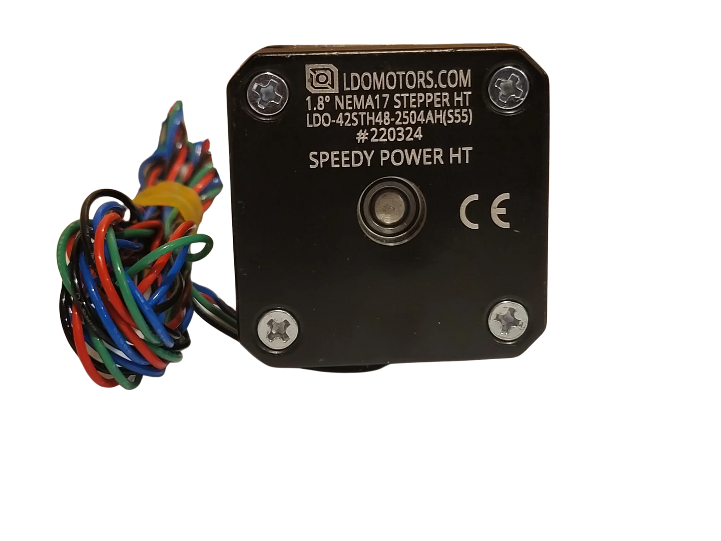 LDO Motors 42STH48-2504AH (S55) Super Power High Temp NEMA 17 Stepper Motor - High Performance High Temperature 55mm Shaft