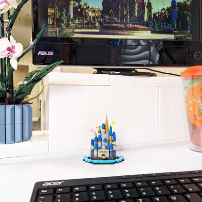 Magical Castle with Fireworks - Building Set - Made Using LEGO® Parts