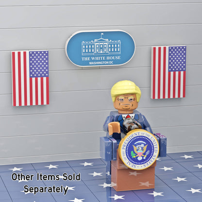 Presidential Star Carpet / Floor Tile - Custom Printed - Made with LEGO Parts