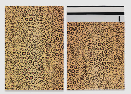 Leopard Print Poly Mailers Size 10x13 Shipping Bags