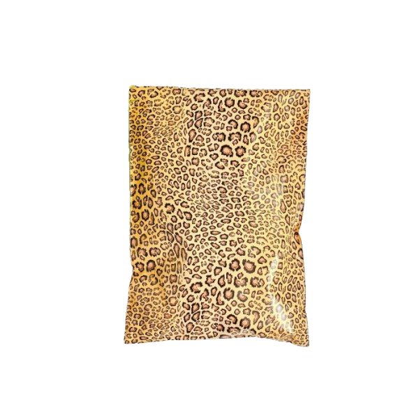 Leopard Print Poly Mailers Size 10x13 Shipping Bags
