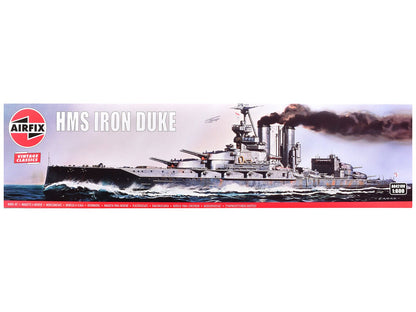 Level 3 Model Kit HMS Iron Duke Frigate "Vintage Classics" Series 1/600 Plastic Model Kit by Airfix  free shipping USA