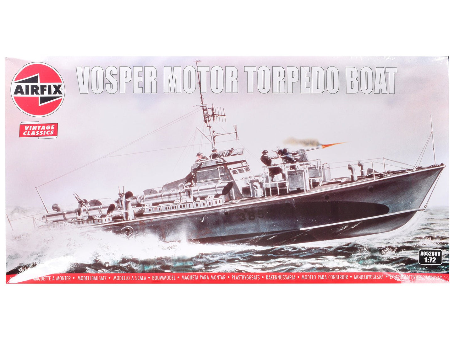 Level 3 Model Kit Vosper Motor Torpedo Boat 1/72 Plastic Model Kit by Airfix  free shipping USA