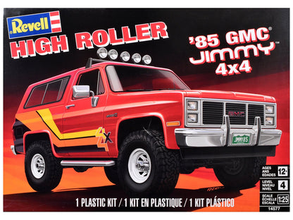 Level 4 Model Kit 1985 GMC Jimmy 4x4 "High Roller" 1/25 Scale Model by Revell  free shipping USA