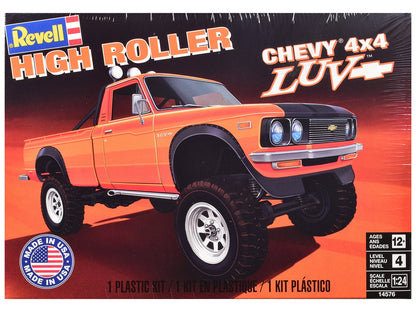 Level 4 Model Kit Chevrolet LUV 4x4 Pickup Truck "High Roller" 1/24 Scale Model by Revell  free shipping USA