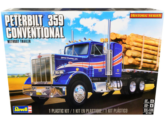 Level 4 Model Kit Peterbilt 359 Conventional Truck Tractor (without Trailer) "Historic Series" 1/25 Scale Model by Revell  free shipping USA