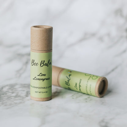 Bee Balm Lime Lemongrass Lip Balm Sticks - 6 Sticks by Farm2Me