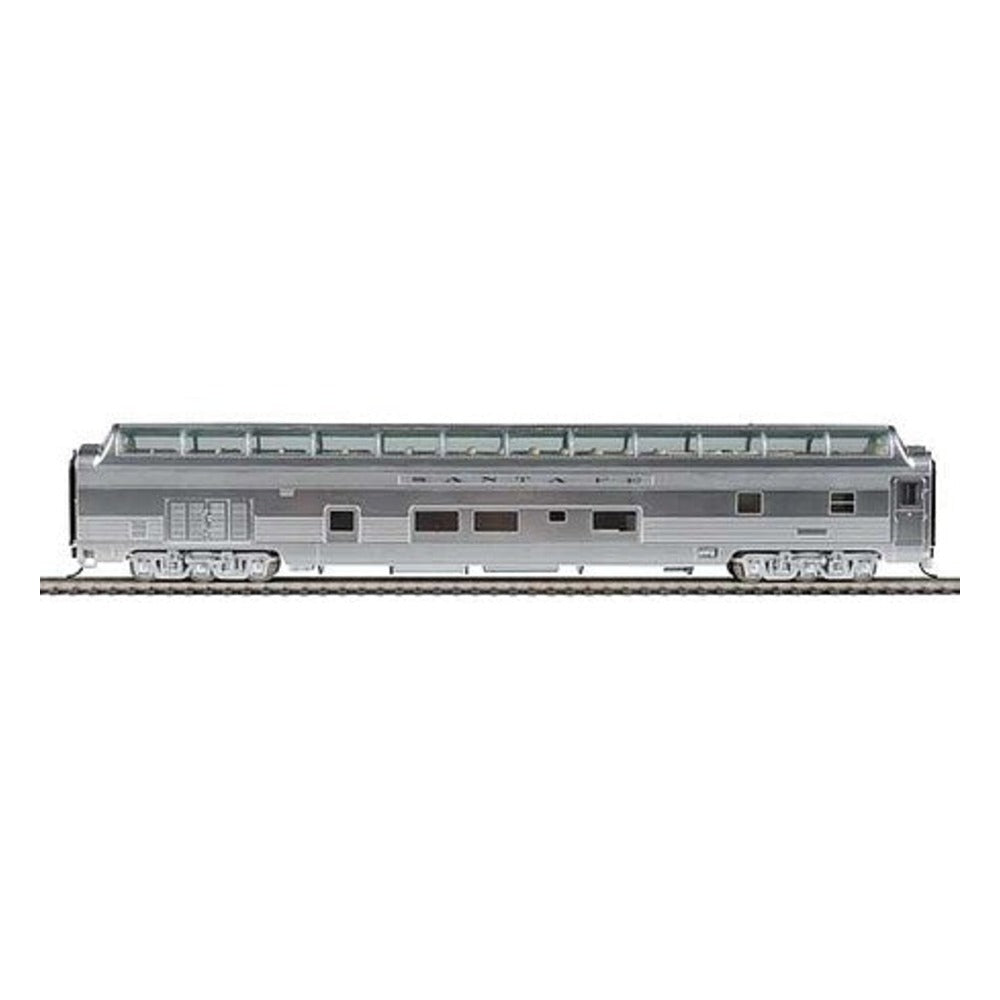 Walthers Proto 13500 HO Scale 85' Budd Big Dome Bar Lounge Dormitory - Ready to Run -- Santa Fe (Real Metal Finish, Includes Decals)
