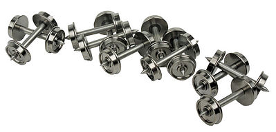 Walthers Proto 2300 HO 33" Wheelsets Metal Axles pkg(12)