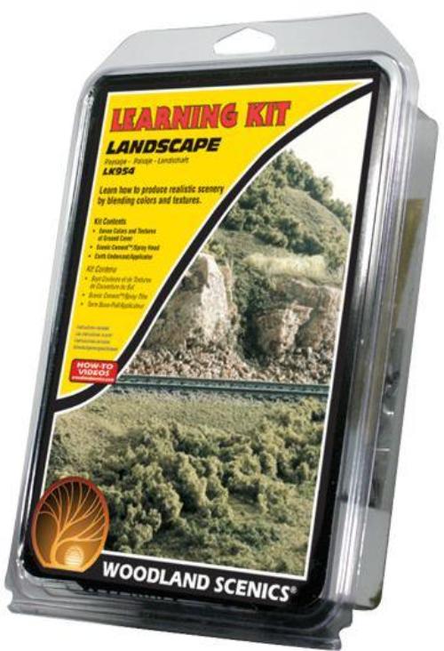 Woodland Scenics LK954 N/HO Landscaping Learning Kit Train Scenery