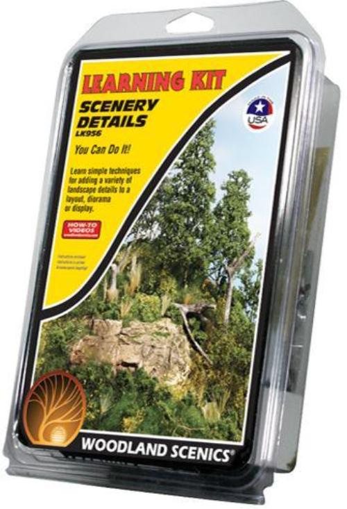 Woodland Scenics LK956 N/HO Scenery Details Learning Kit Train Scenery