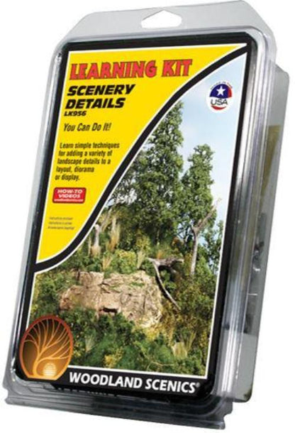 Woodland Scenics LK956 N/HO Scenery Details Learning Kit Train Scenery