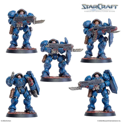 StarCraft The Miniatures Game: Terran: Marine Expansion Set