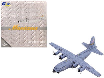 Lockheed C-130H3 Hercules Transport Aircraft "96-7325 120th Airlift Wing Montana Air National Guard" United States Air Force "Gemini Macs" Series 1/400 Diecast Model Airplane by GeminiJets  free shipping USA
