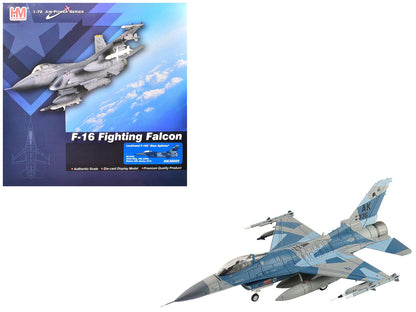 Lockheed F-16C Fighting Falcon Fighter Aircraft "86-0335 Blue Splinter 354th Wing 18th AGRS Eielson AFB" (2018) United States Air Force "Air Power Series" 1/72 Diecast Model by Hobby Master  free shipping USA