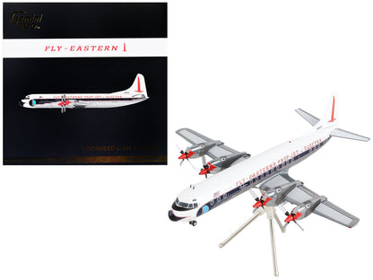 Lockheed L-188 Electra Commercial Aircraft "Eastern Air Lines" White with Blue Stripes "Gemini 200" Series 1/200 Diecast Model Airplane by GeminiJets  free shipping USA