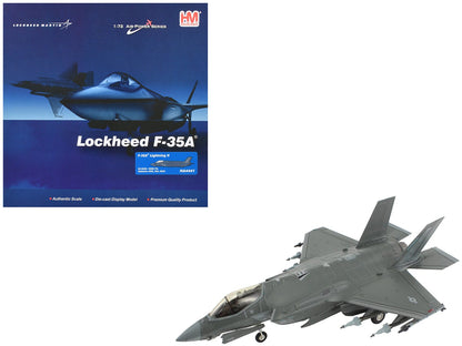 Lockheed Martin F-35A Lightning II Aircraft "100th Fighter Squadron Alabama Air National Guard" (2023) United States Air Force "Air Power Series" 1/72 Diecast Model by Hobby Master  free shipping USA