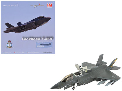 Lockheed Martin F-35B Lightning II Aircraft (Beast Mode) "Black Death VMFA-542 MCAS Cherry Point" (2023) United States Marine Corps "Air Power Series" 1/72 Diecast Model by Hobby Master  free shipping USA