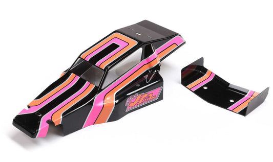 Losi LOS210027 Body & Wing Black Mini JRX2