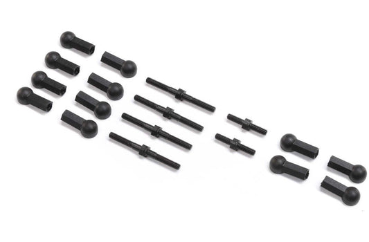 Losi LOS211027 Adjustable Turnbuckle Set (6) Mini JRX2