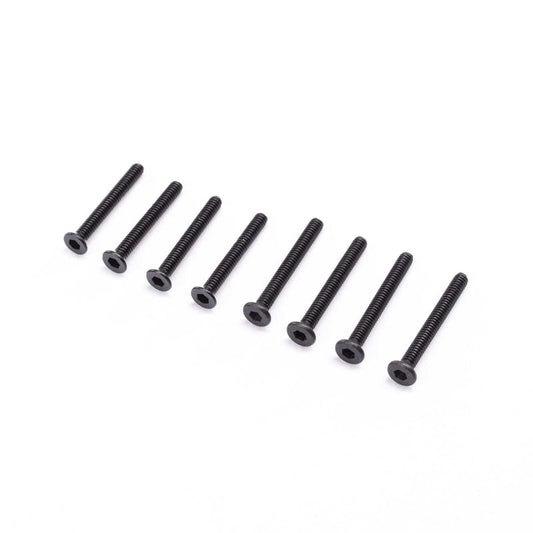 Losi  LOS216007 Flathead Screws M2 x 16mm, M2 x 18mm (8)