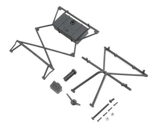 Losi LOS230011 Top Bar X-Bar Cover & Tire Mount Baja Rey