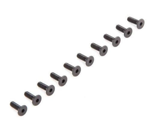 Losi Flat Head Screws M2.5 x 8mm (10) 1/6 Super Baja Rey 22X-4 8ight XT / XTE
