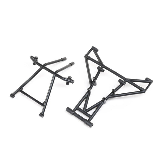 Losi LOS241056 Front & Upper Cage Bars Black LMT Mega