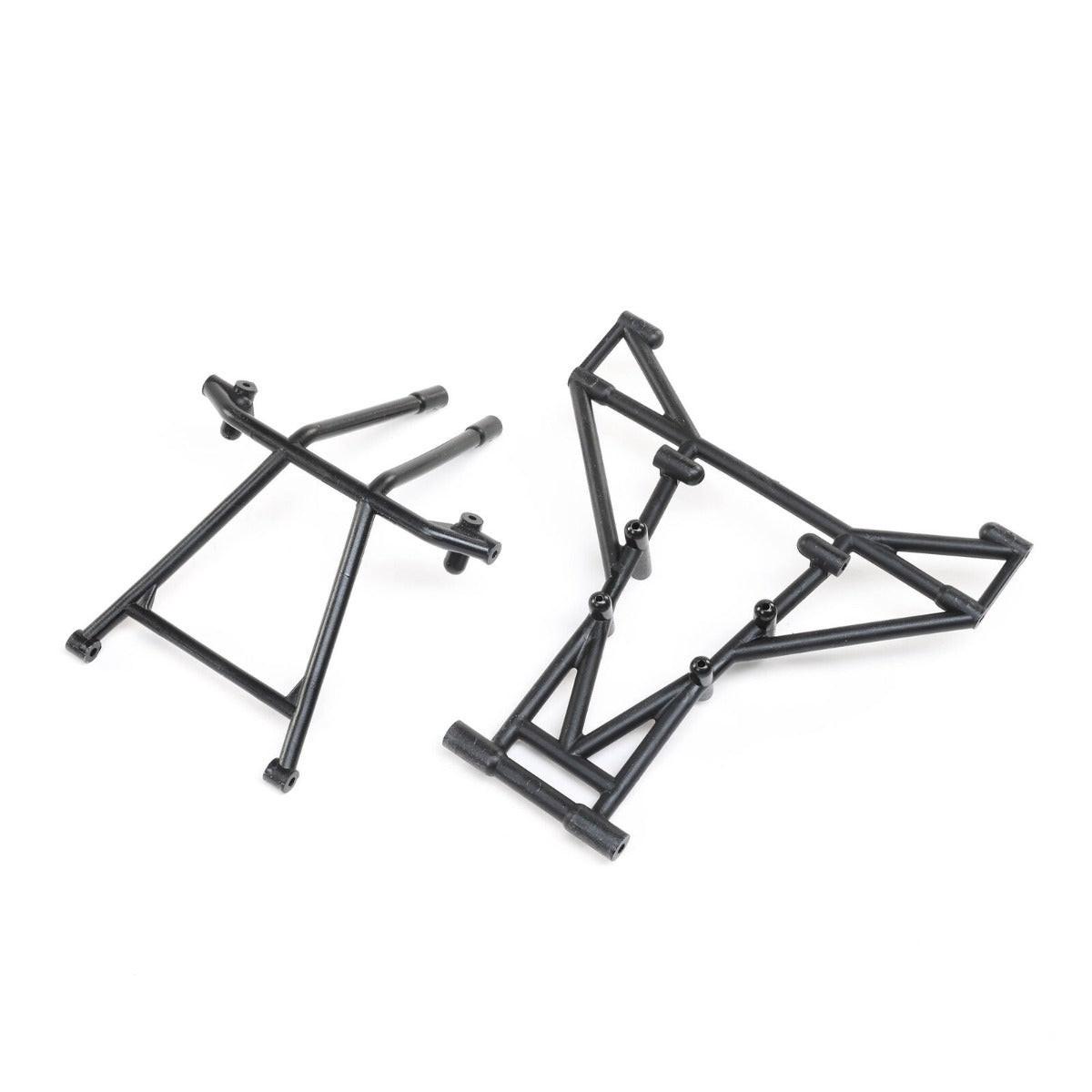 Losi LOS241056 Front & Upper Cage Bars Black LMT Mega