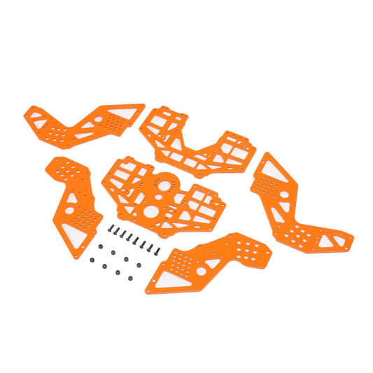 losi LOS241061 Chassis Set Orange LMT Mega BH