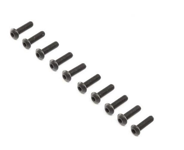 Losi Button Head Screw Steel Black Oxide M4 x 14mm 1/6 Super Baja Rey 8XT /XTE