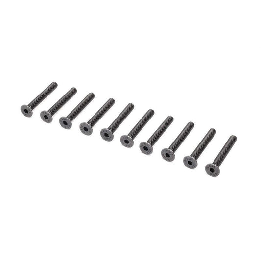 Losi LOS265002 Flat Head Screws, M4 x 30mm (10)