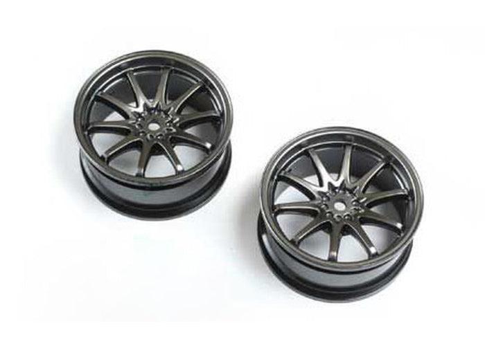 Losi LOS43035 Wheel FRONT Volk Racing CE28N 54x26mm Gun Metal (2)