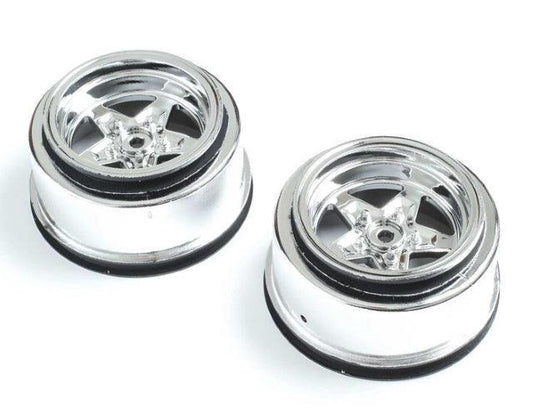 Team Losi Racing LOS43046 Rear Wheel Chrome (2) 22S Drag