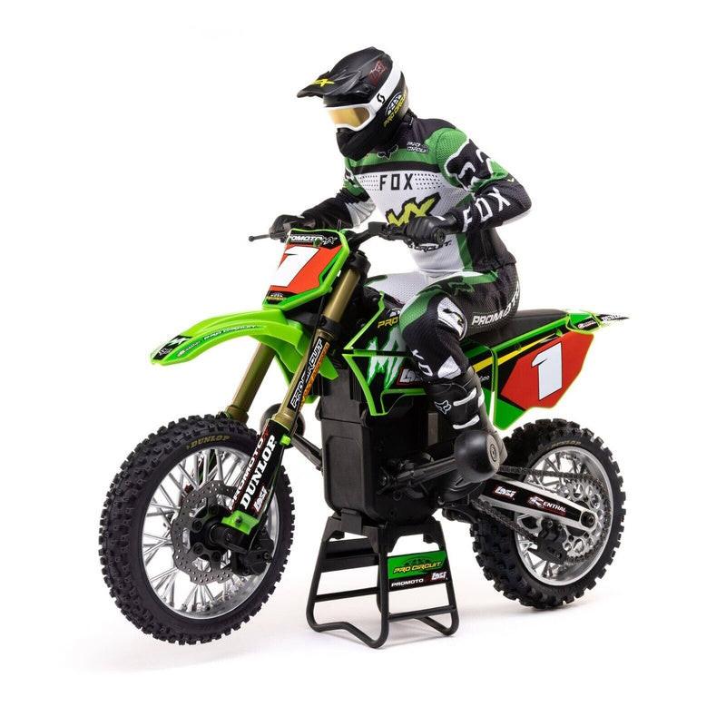 LOSI LOS06002 1/4 Promoto-MX Motorcycle RTR w/ Battery & Charger, Pro Circuit