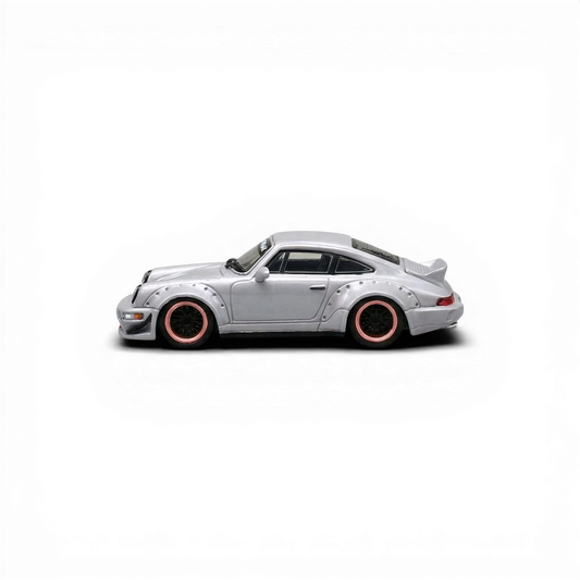 CM Model Porsche 964 Widebody Nero Gray 1:64