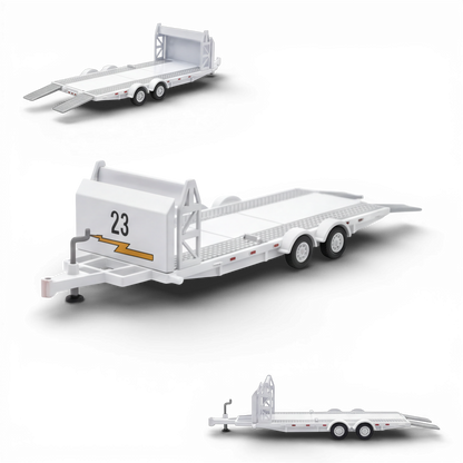 Aurora Model Car Towing Trailer 1:64