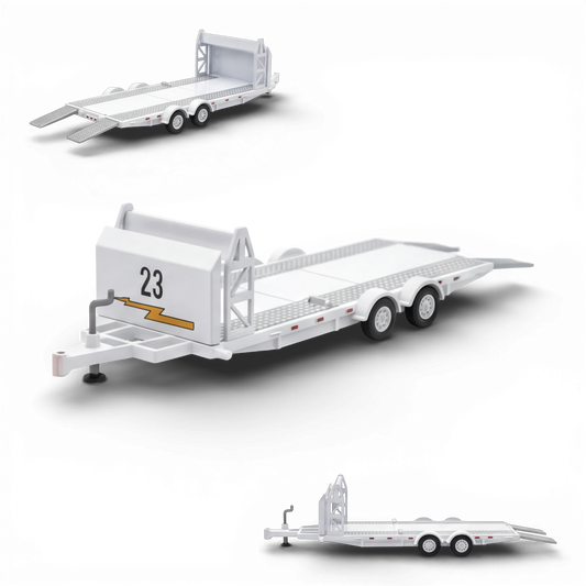Aurora Model Car Towing Trailer 1:64