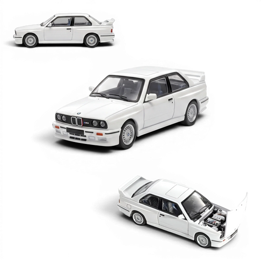 Mortal BMW E30 M3 Sedan Pearl White 1:64