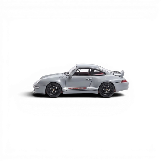 Flame Model Porsche 911 Gunther Werks 400R Cement Gray 1:64